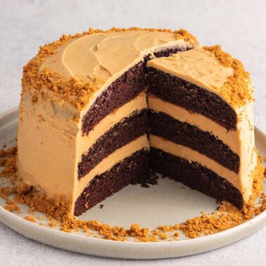 Biscoff cake recipe.
